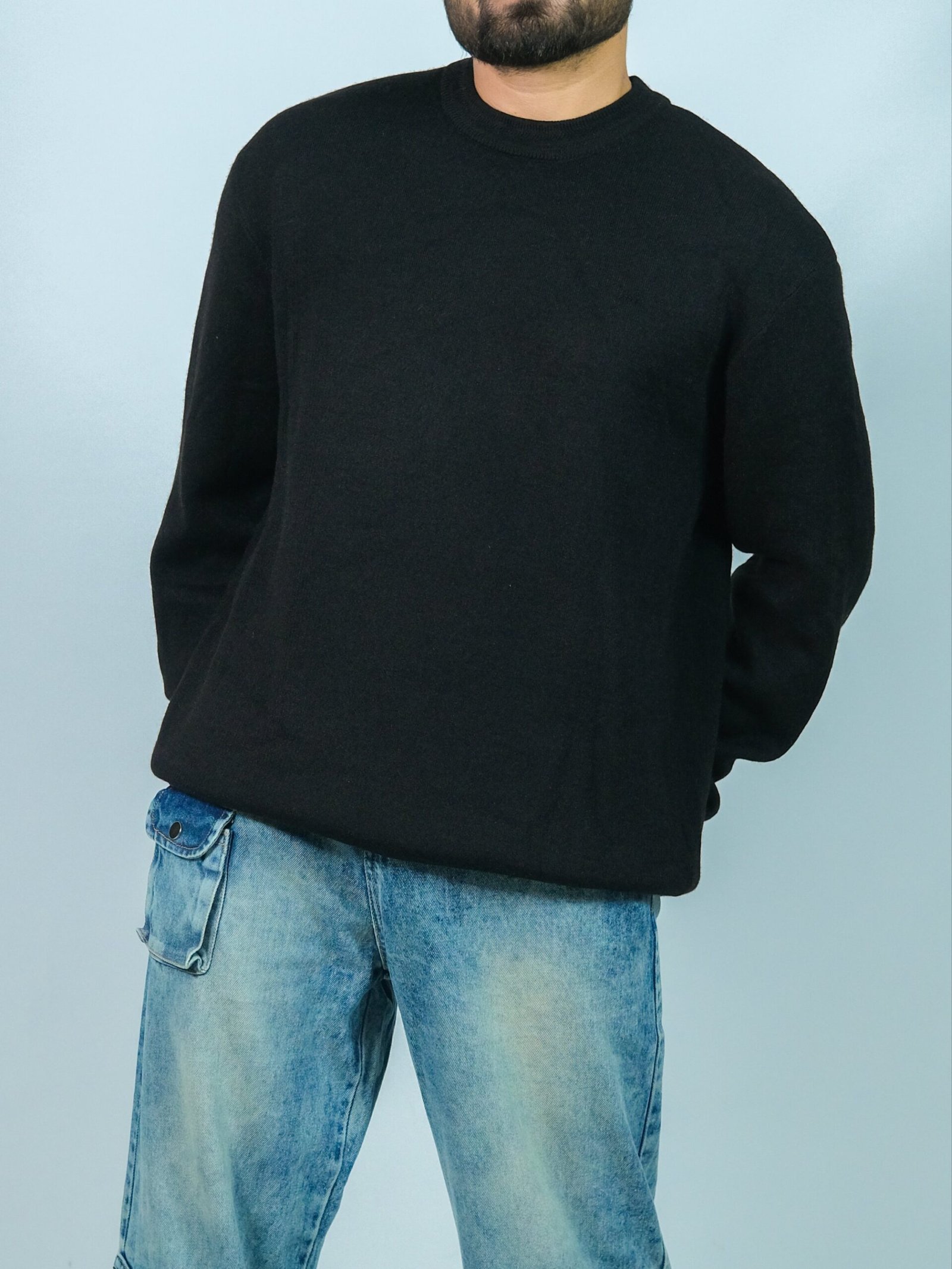 Classic Black Sweatshirt - Image 2
