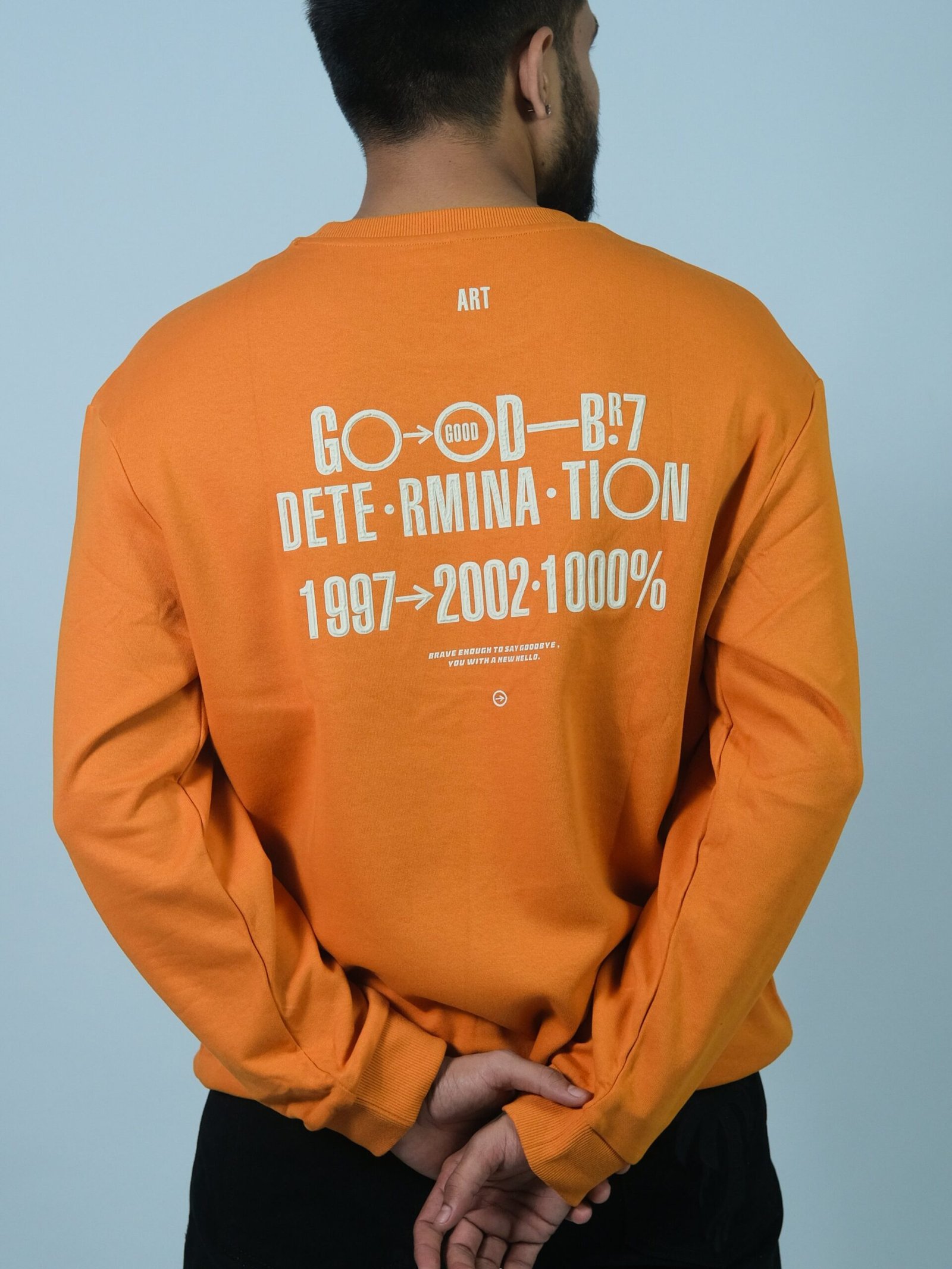 Bold Orange Sweatshirt - Image 3