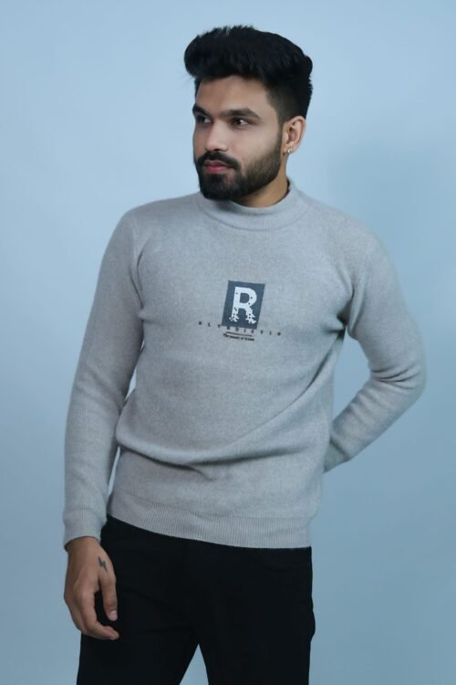 Grey Minimal Sweatshirt