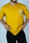 Mustard Printed Cartoon Tshirt