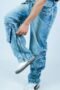 Multi-Pocket zipped Baggy Jeans