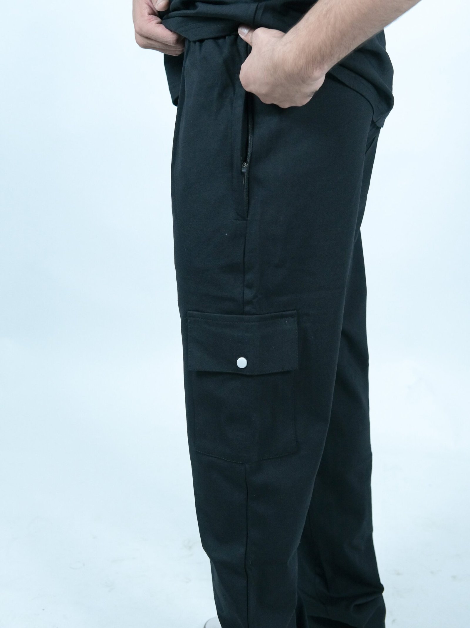 men's Black co-ord set - Image 2