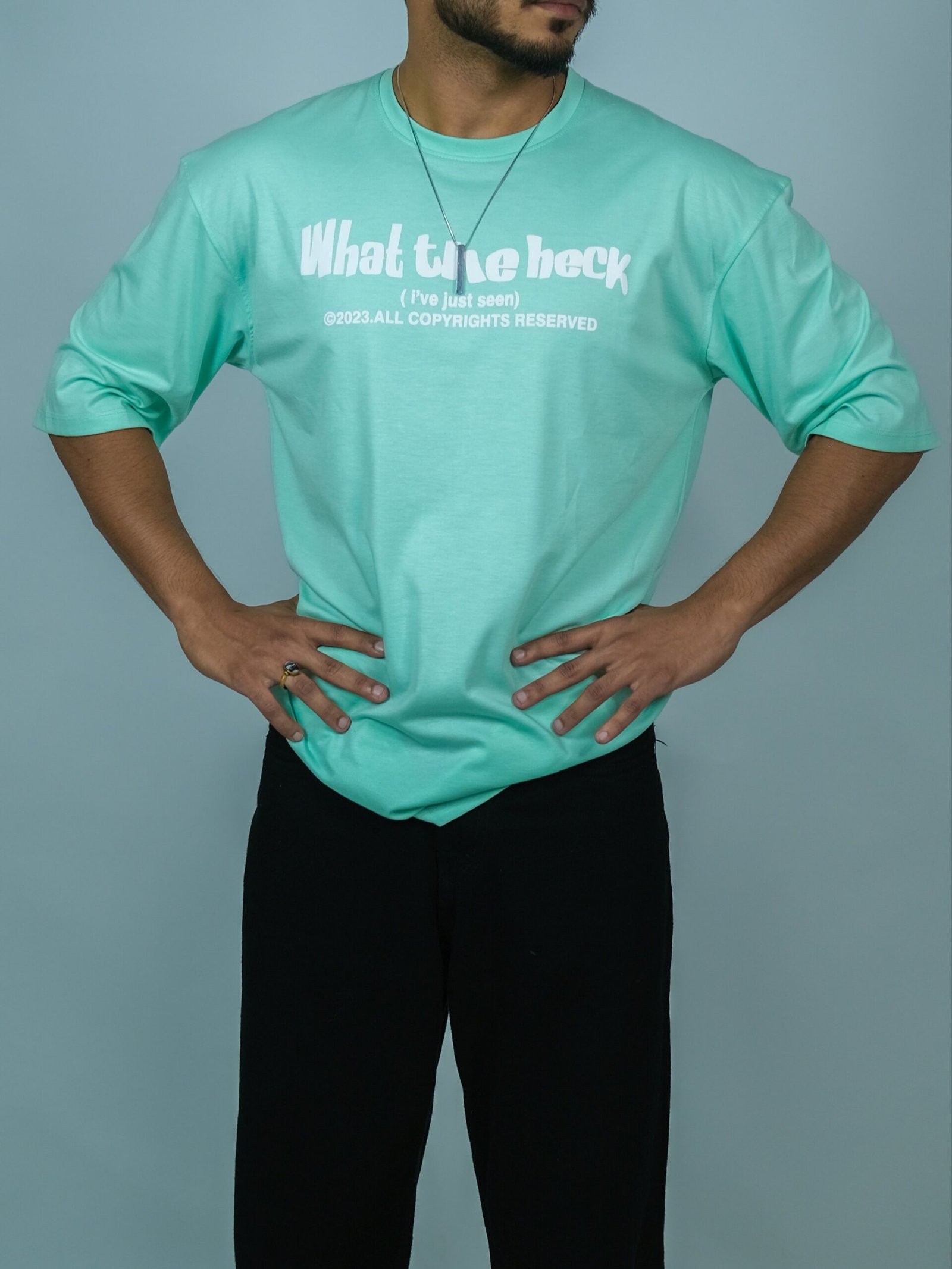 what the heck oversized tshirt - Image 3