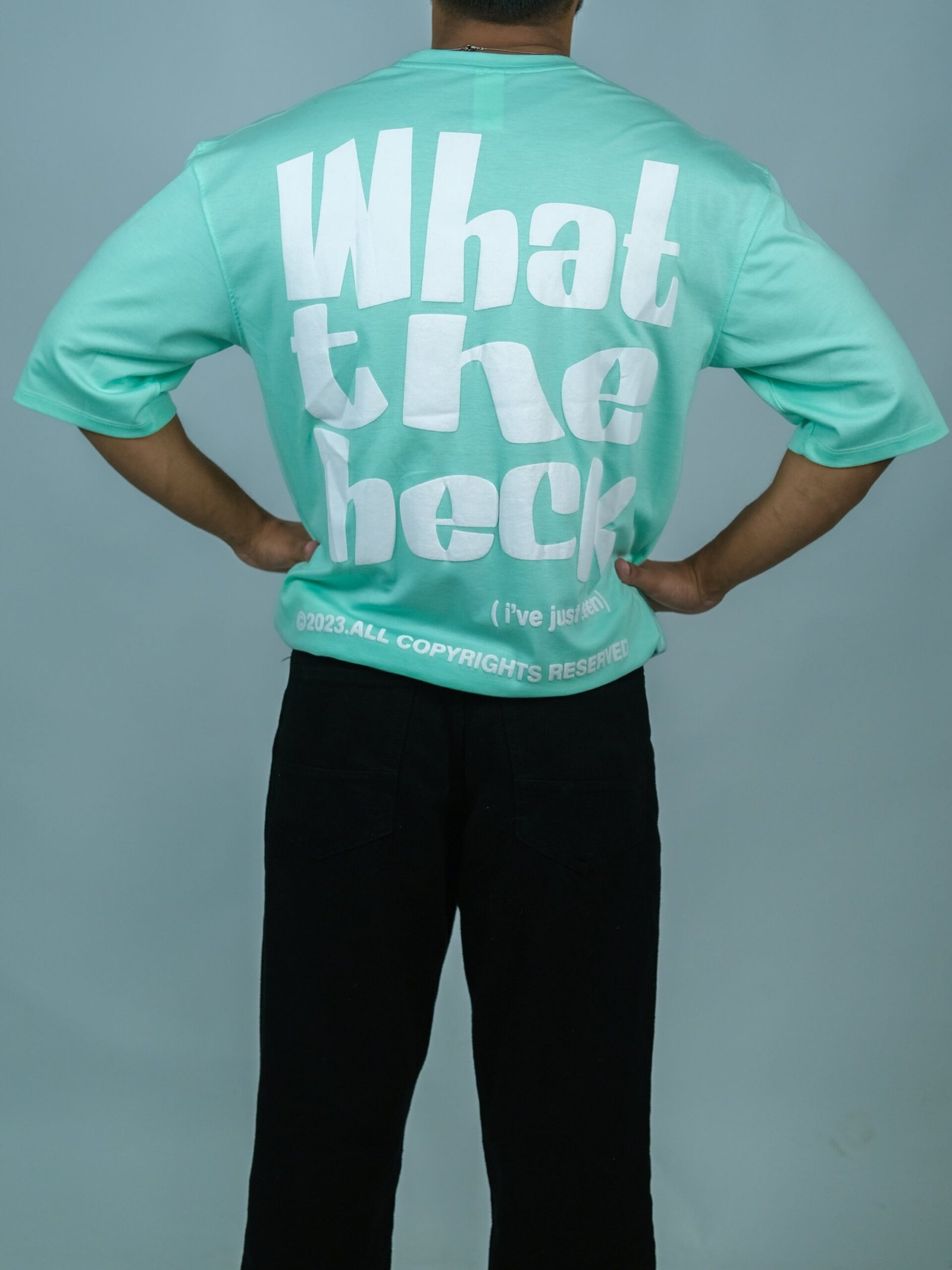 what the heck oversized tshirt - Image 2