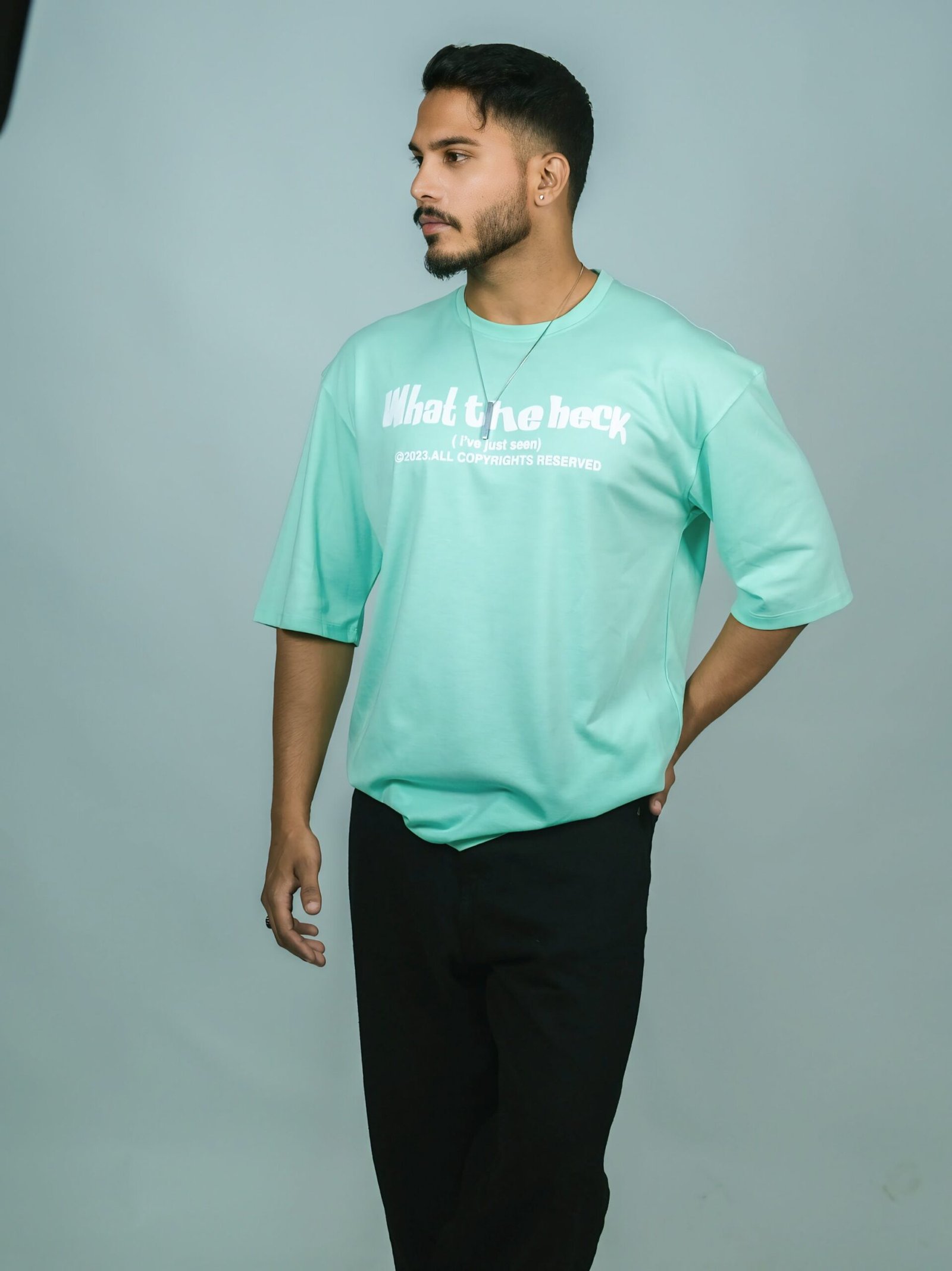 what the heck oversized tshirt