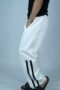 Men’s White Track Pant with Side Stripes