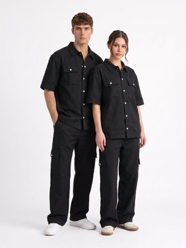 men’s Black co-ord set