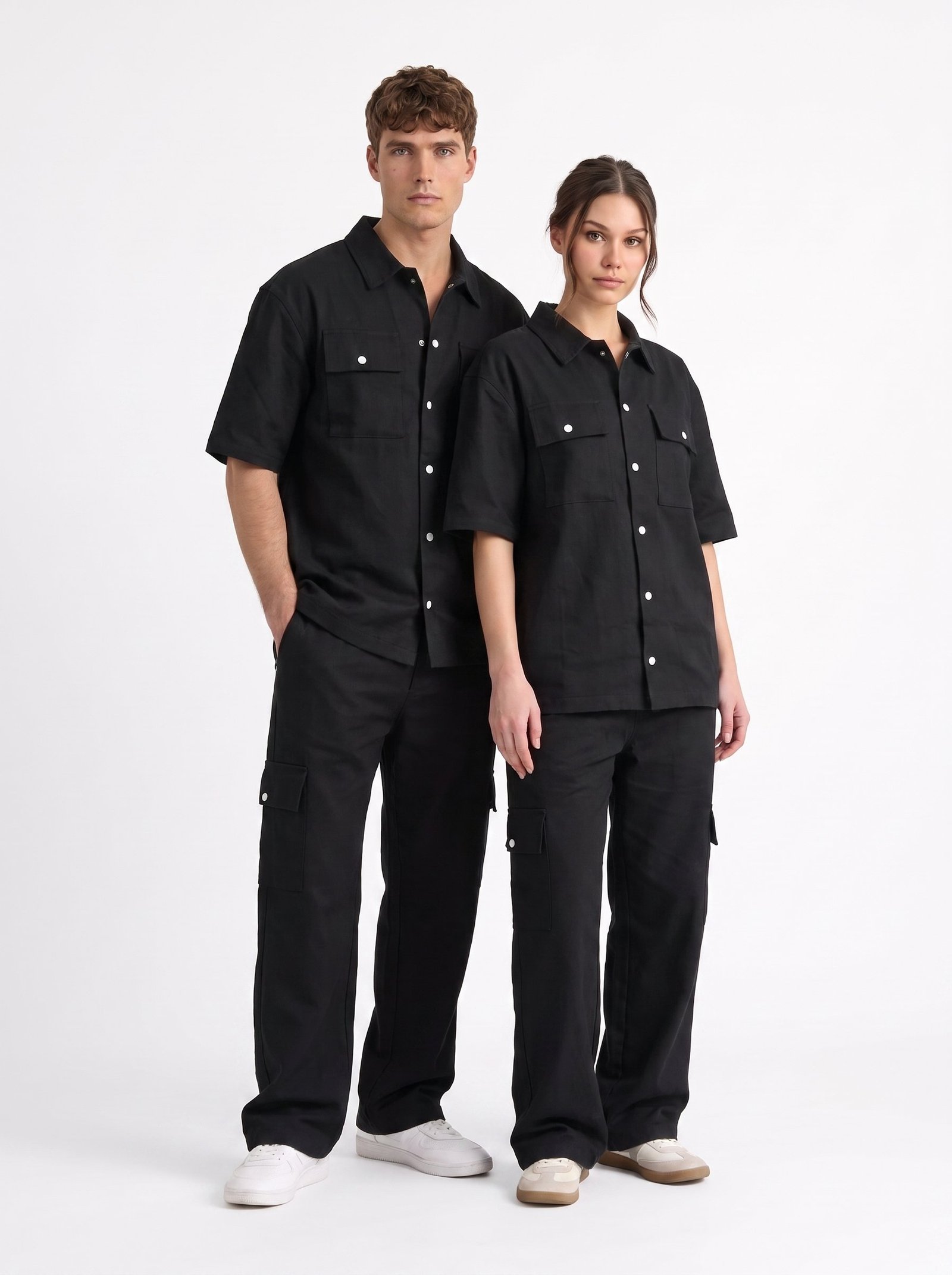 men’s Black co-ord set