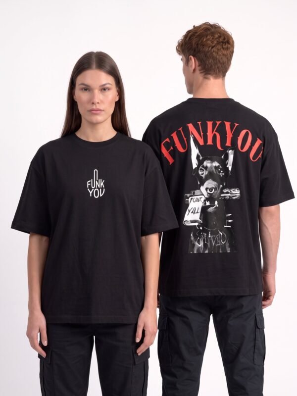 Doberman Graphic Oversized T shirt